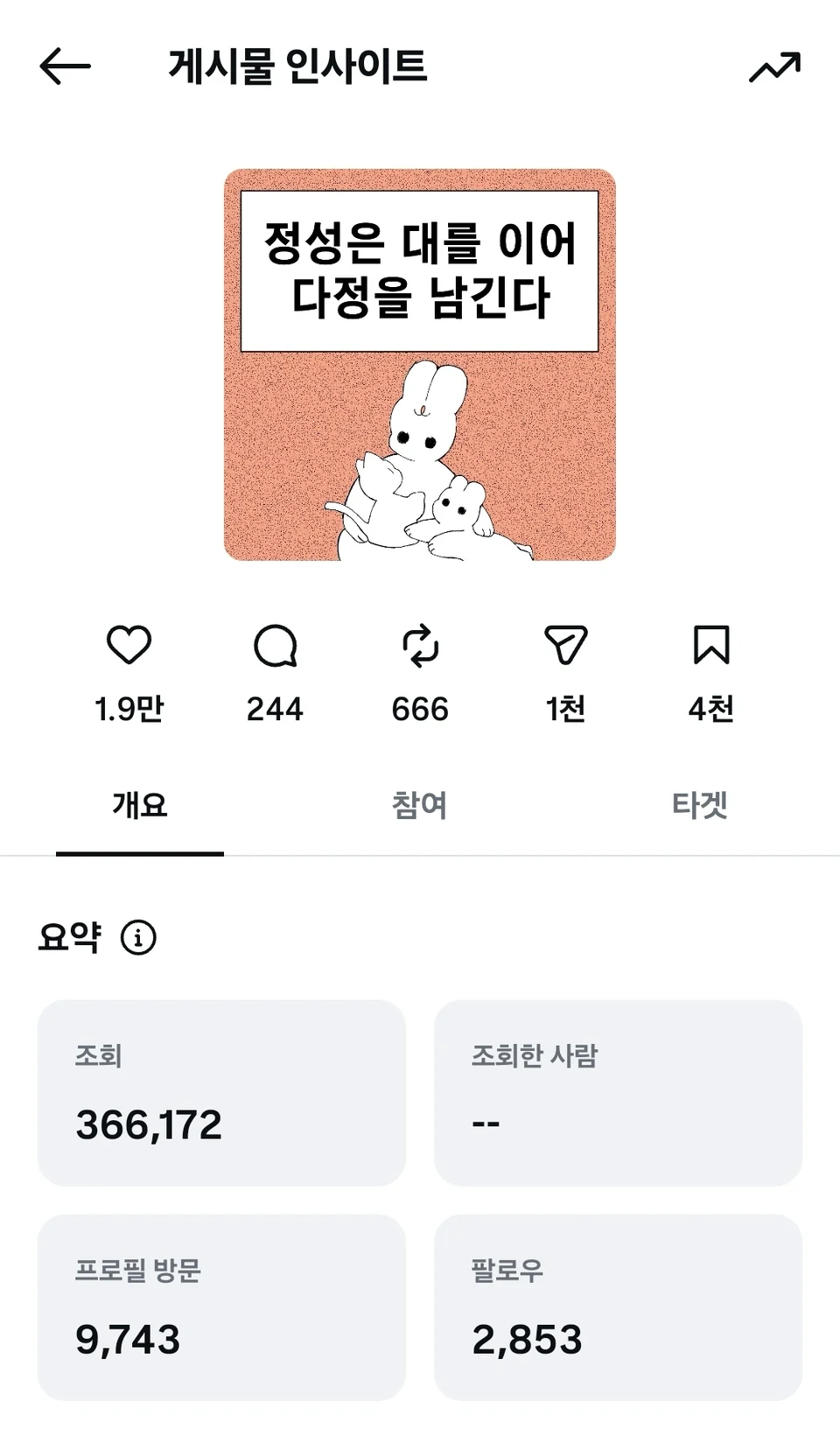 「정성은 대를 이어 다정을 남긴다」 인사이트 캡처